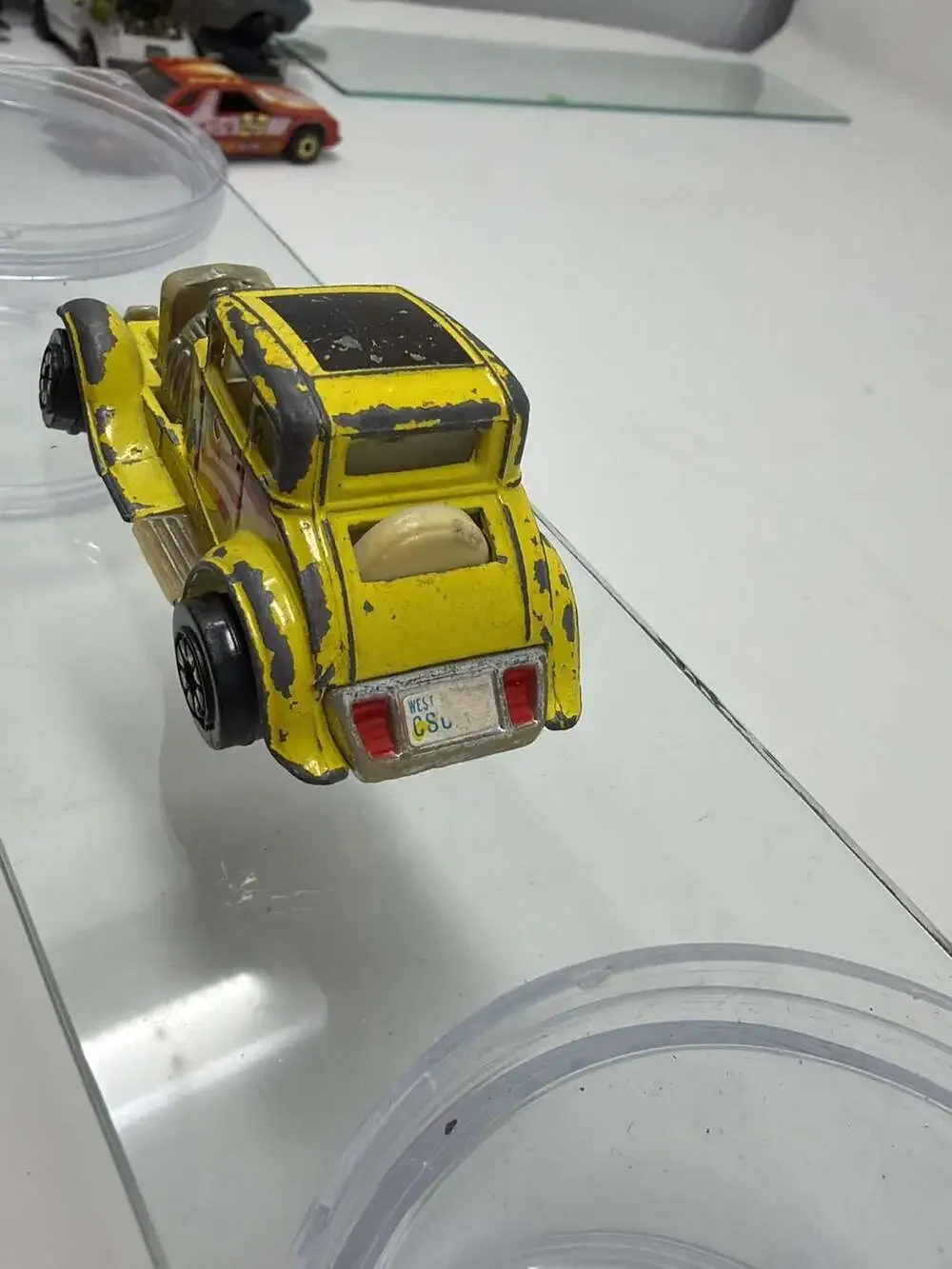 Kenner Fast 111's Super Coupe Yellow Hot Rod Diecast Car